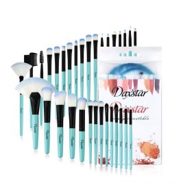 32pcs blue makeup brushes