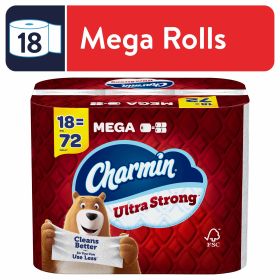 Charmin Ultra Strong Toilet Paper, 18 Mega Roll