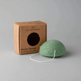 Konjac Sponge (Duo) (Sponge 2 Type: Green Tea, Sponge 1 Type: Green Tea)