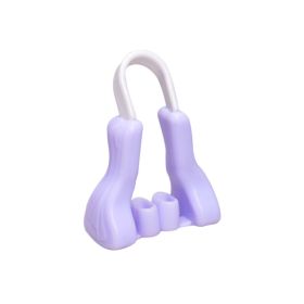 Magic Nose Shaper Clip Nose Lifting Shaper Shaping Bridge Nose Straightener Silicone Nose Slimmer No Painful Hurt Beauty Tools (Color: Purple, Num: 4 Pcs)