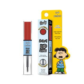 RUDE Peanuts 2-in-1 Lip Shine (Color: Crabby)